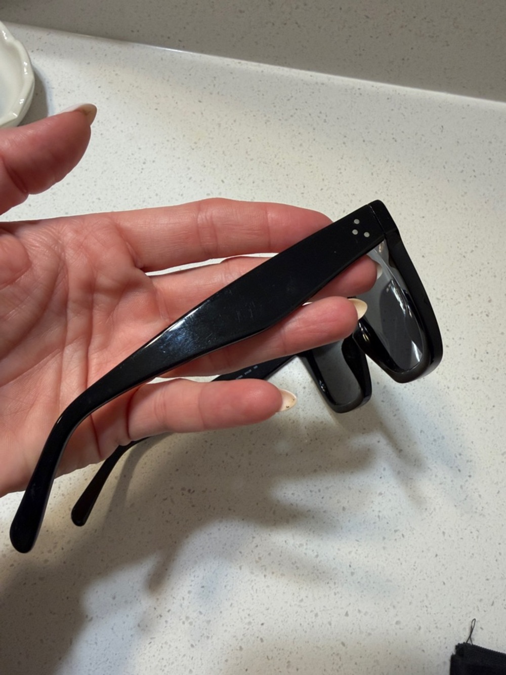 Celine Acetate Tilda Sunglasses CL 41076/S Black - Picture 3 of 8